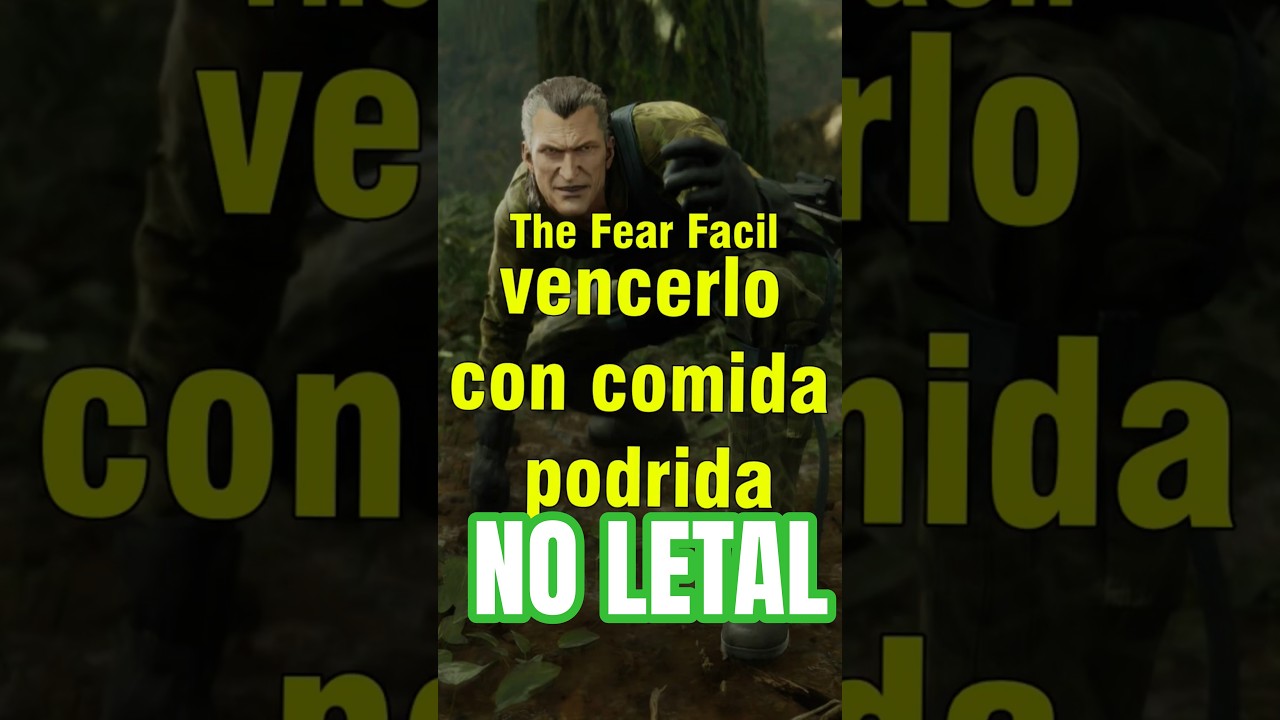 Vencer a The fear FACIL NO LETAL con comida podrida 