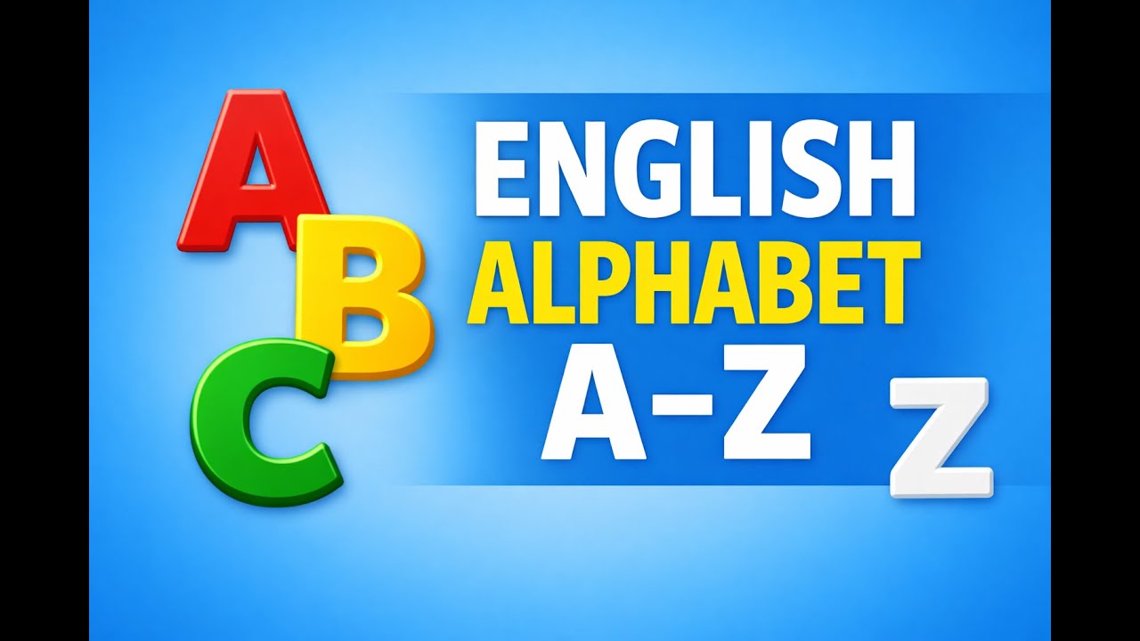 Learn the English Alphabet | A–Z Pronunciation Lesson