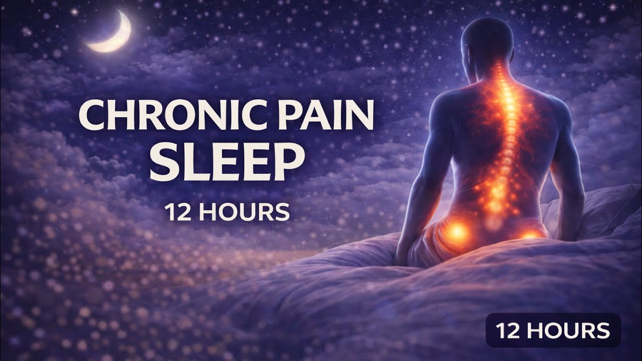 Chronic Pain Sleep (12 Hours) | Calm Overnight Sound (Low-Stimulation)
