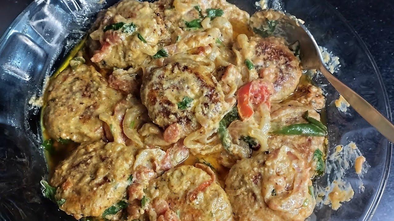 Chicken one bite kabab handi #trending #chickenrecipes #pakistanifood 