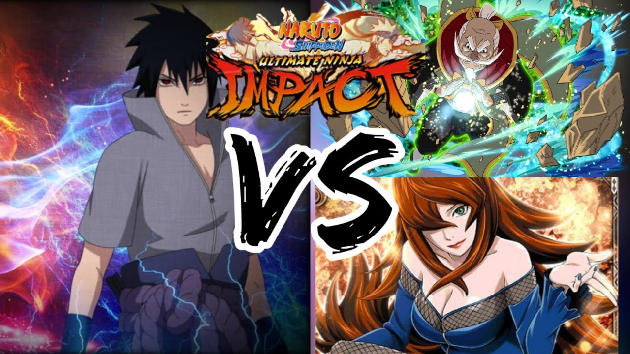 Sasuke VS Mizukage & Tsucikage | Naruto Shippuden:Ultimate Ninja Impact PSP