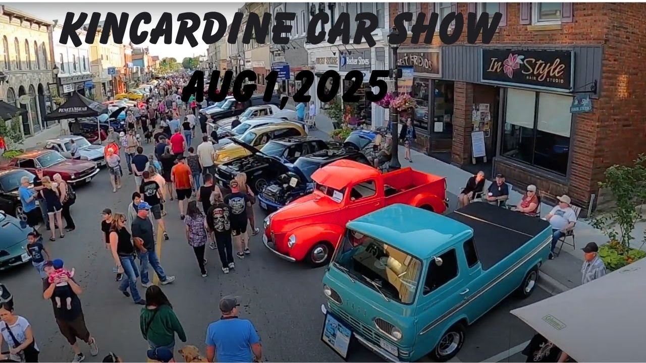 Kincardine Car show Aug1,2025   HD 1080p