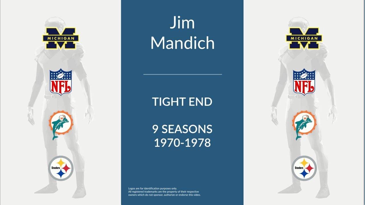 Jim Mandich: Football Tight End
