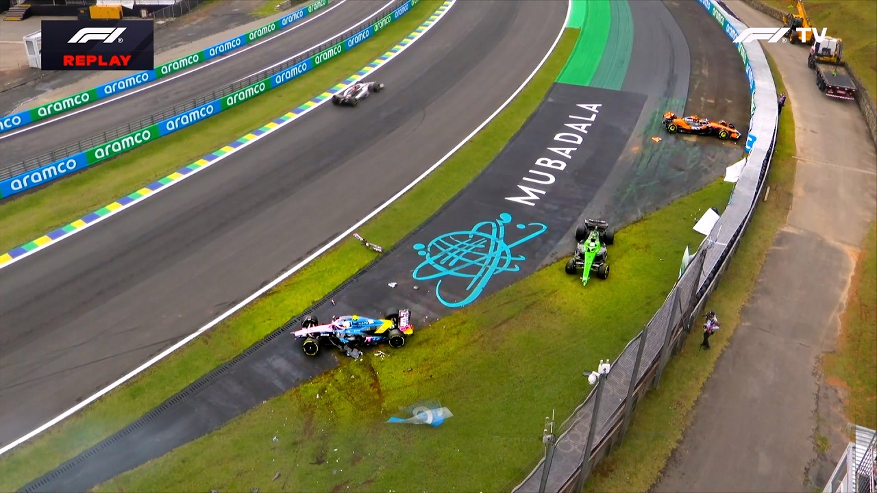 The 10 biggest F1 crashes of 2025