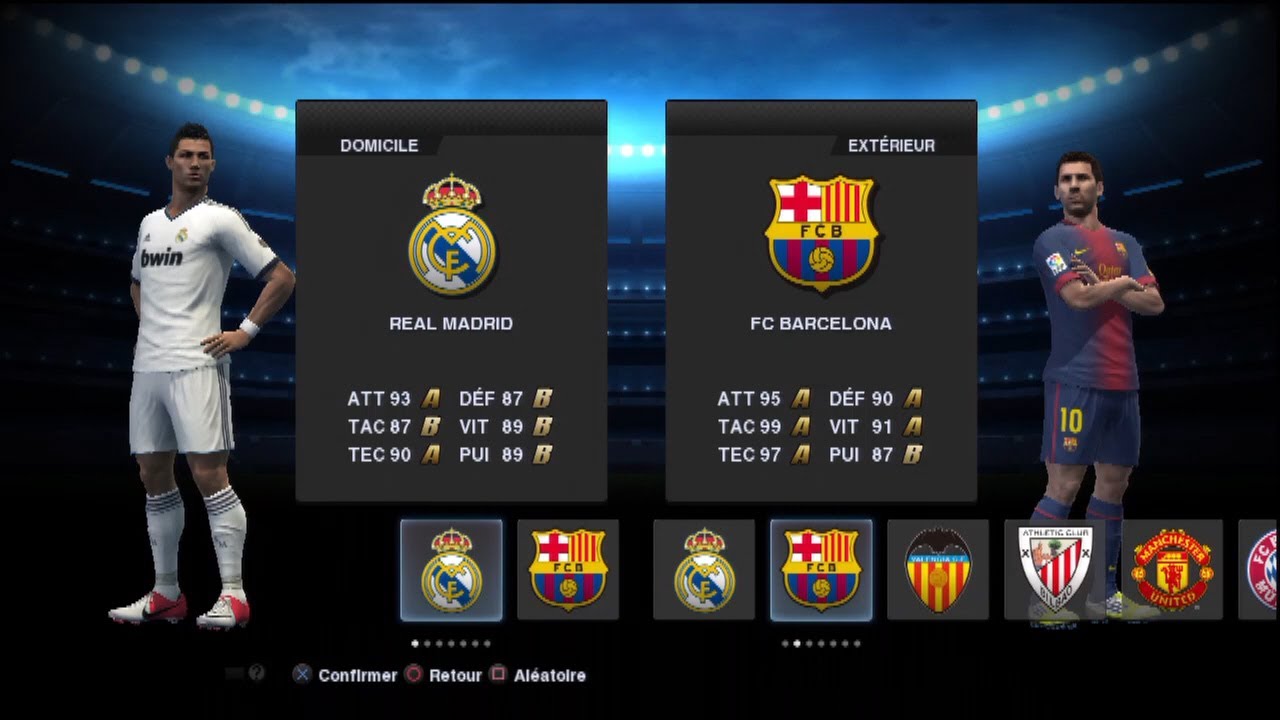 Demo 2 PES 2013 Real Madrid FC Barcelone Full Manuel