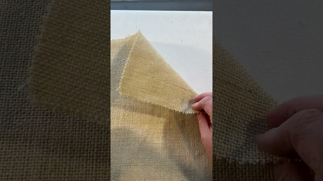 Wheat / Off-White Jute Fabric | Decorative Burlap |  Party Decor / Crafts | 54