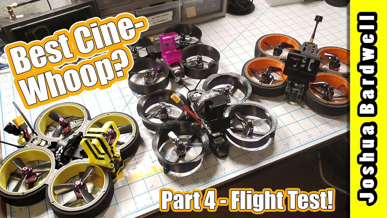 Cinewhoop FLIGHT TEST Taycan vs. Bumblebee vs.  Squirt vs.  Kopis 2