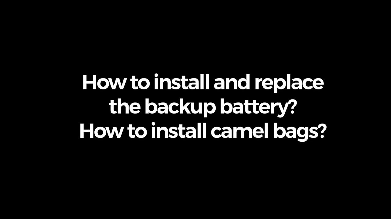How to set up & switch C3STROM ASTRO&rsquo;s Second Battery and Customized Camel Bag