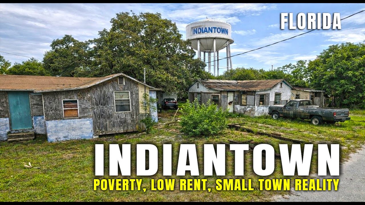 Backroad Indiantown Florida: Poverty, Low Rent, and Small Town Reality!