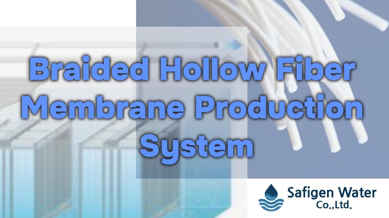 Hollow Fiber / Braided Reinforced Hollow Fiber Membrane Production System((주)사피젠워터 / 브레이드 / 멤브레인)