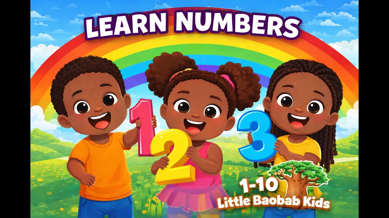 Numbers 1–10 for Kids | Easy Counting for Toddlers & Preschoolers