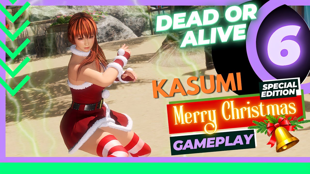 DEAD OR ALIVE 6 KASUMI MERRY CHRISTMAS GAMEPLAY