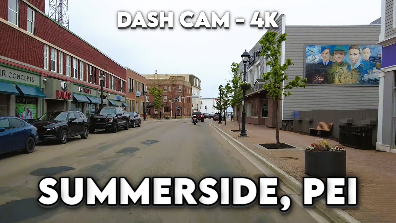 🚗 Summerside, Prince Edward Island 🌊📹4K Drive