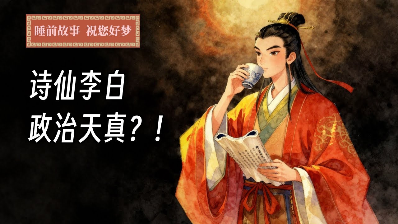 诗仙李白：绣口一吐就是半个盛唐，为何在残酷的政治斗争中却像个天真的孩子？