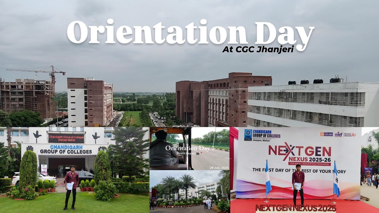Orientation Day at CGC Jhanjeri | NextGen Nexus Induction 2025–26