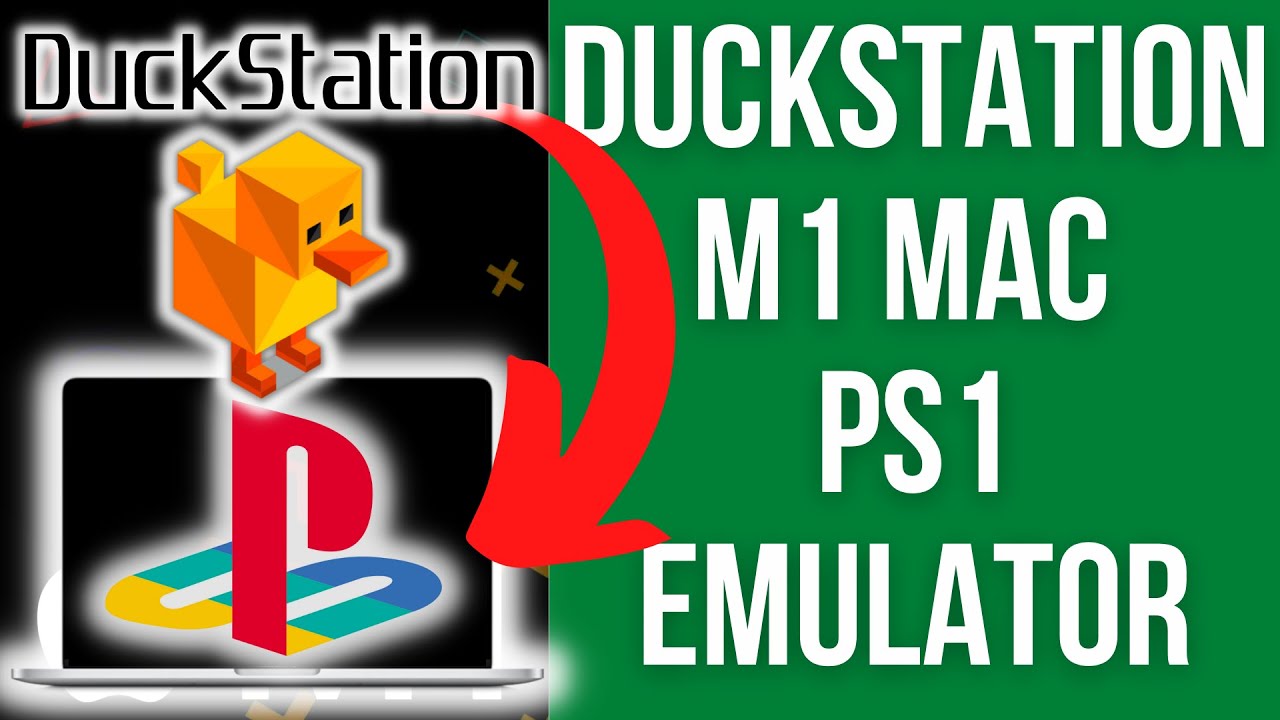 How To Setup Duckstation M1 Mac PlayStation PSX 1 Emulator MacBook Controller Tutorial