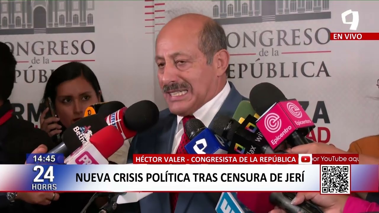 Crisis política tras censura de Jerí