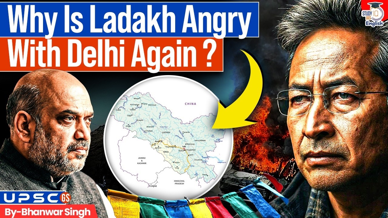 Why Ladakh Wants More Than New Districts? | Ladakh&rsquo;s Fight With Centre Explained! | StudyIQ