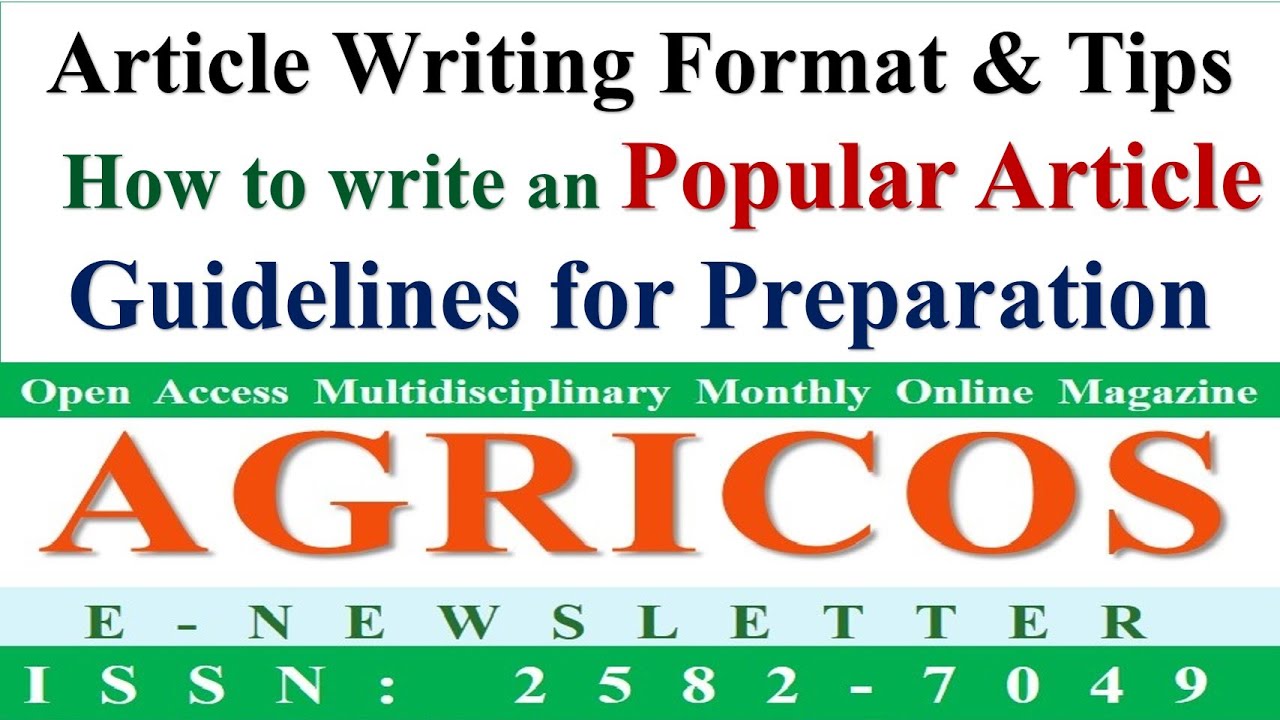 How to Write an Article |Article Writing Format and Tips|Example|Popular Article for Online Magazine