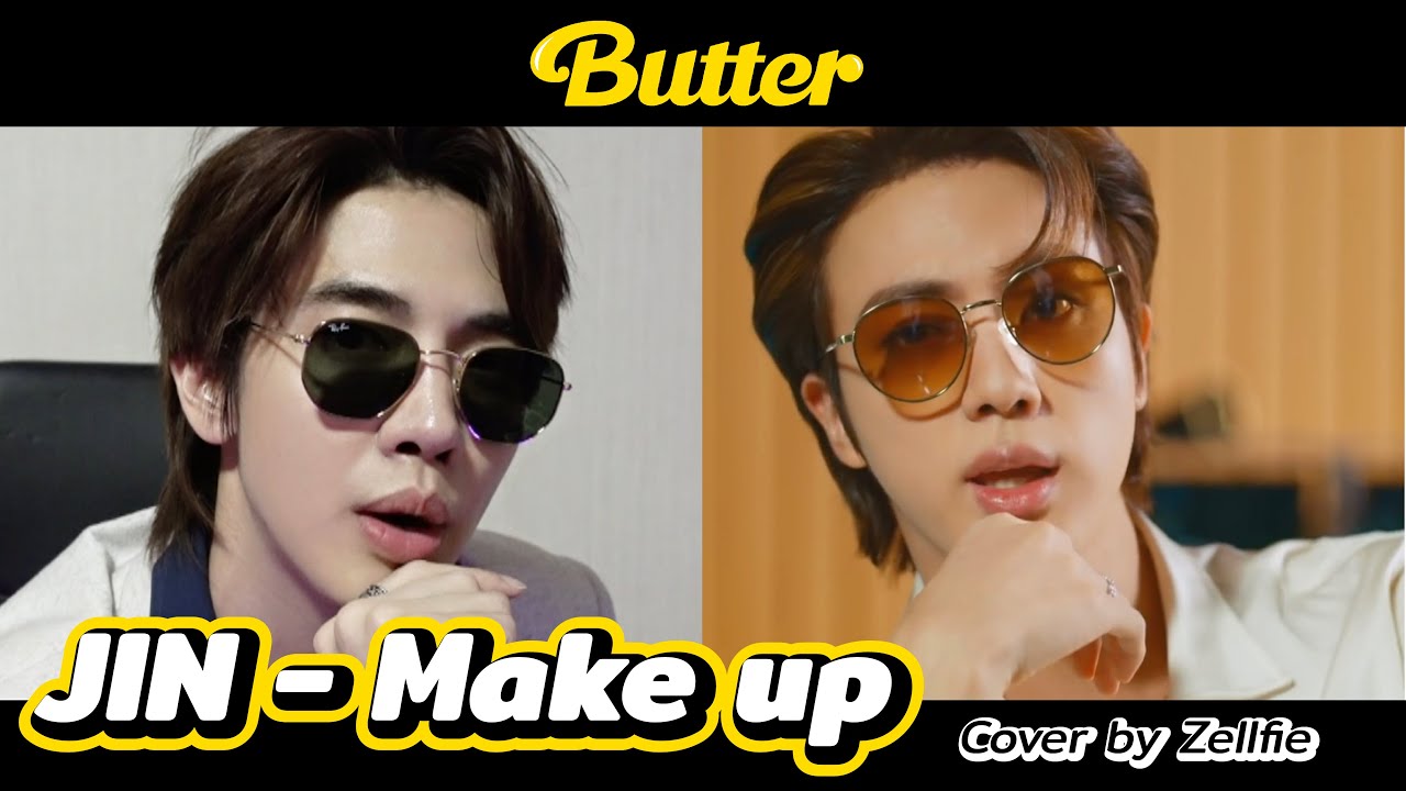 Make up - JIN BTS Butter look พี่จิ๊นนนนนนนนนนนนน [ENG CC] | Zellfie