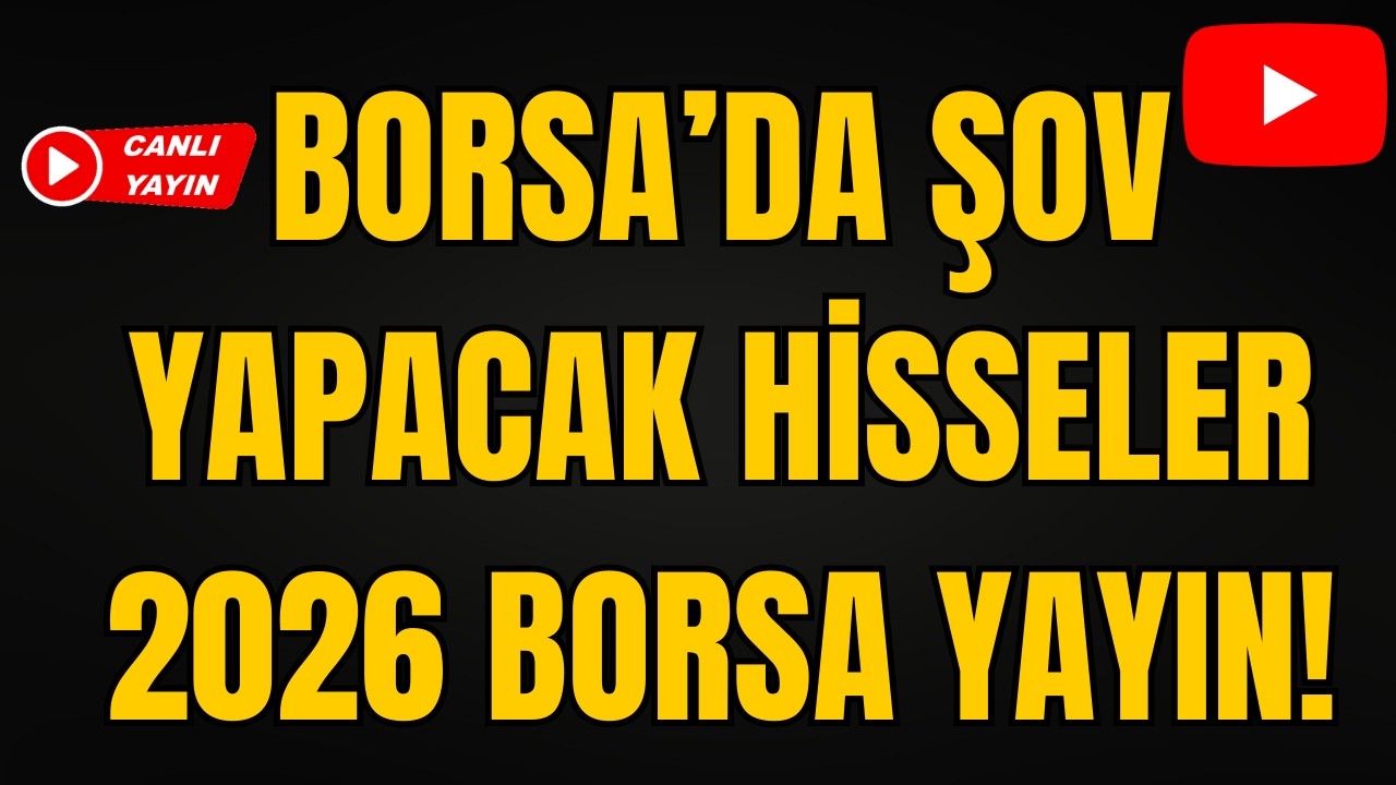 CANLI🔴BORSA'DA 2026'DA HANGİ HİSSELER GİDECEK BORSA'DA RALLİ BAŞLADI MI ?