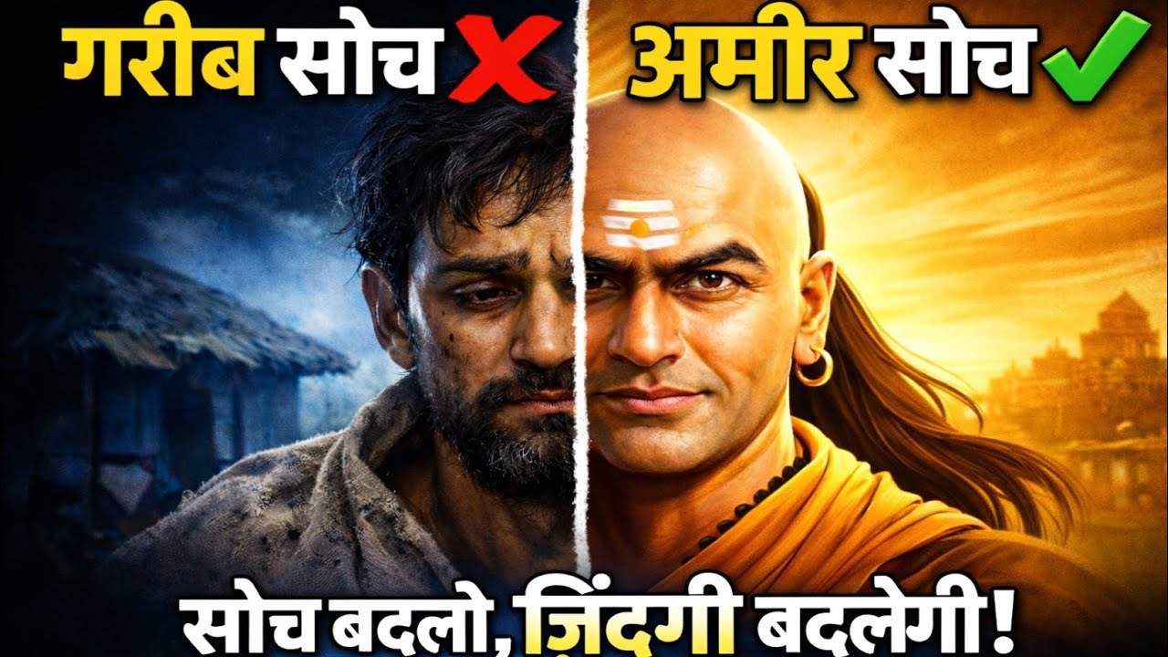 👉 गरीब सोच ❌ अमीर सोच ✅ | चाणक्य की सीख जो ज़िंदगी बदल दे #chankyaniti #youtube #pankajgk46 