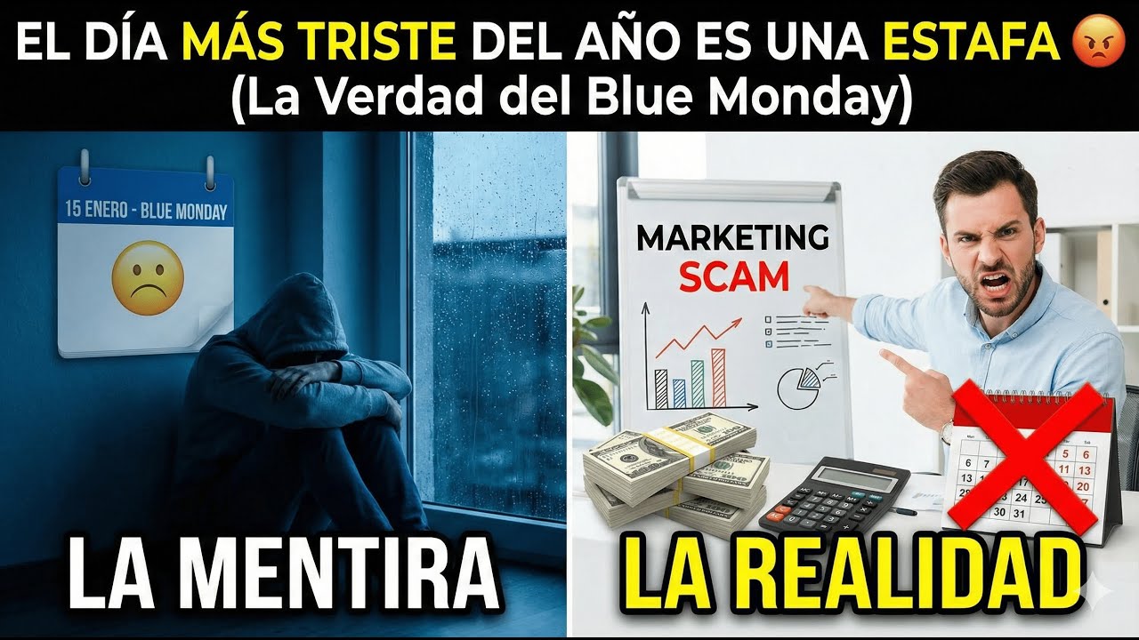 El día más TRISTE del año es una ESTAFA 😡 (La Verdad del Blue Monday)