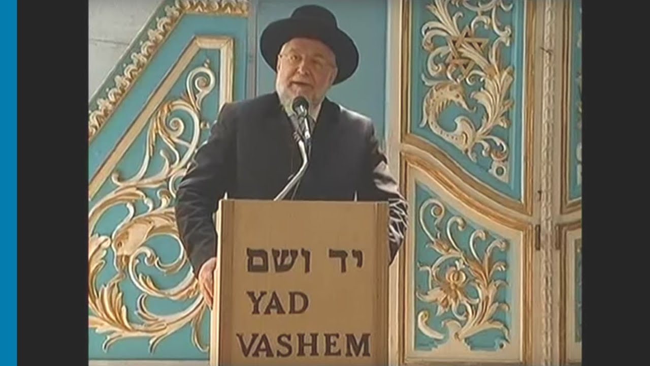 הרב לאו - דבריו המלאים בטקס הענקת אות חסיד אומות העולם