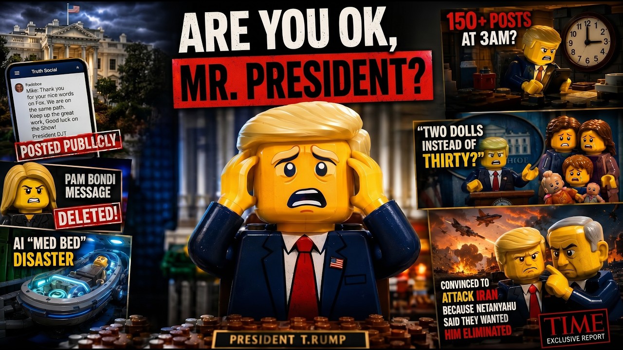 С вами всё в порядке, господин президент? | Новый рэп-клип из LEGO о срыве Трампа