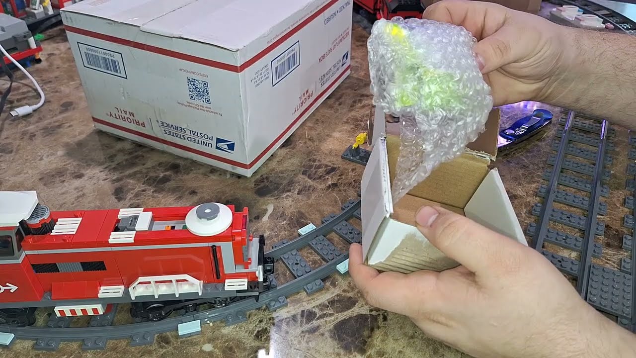 Lego train haul ! ( Keybrick one lite came)
