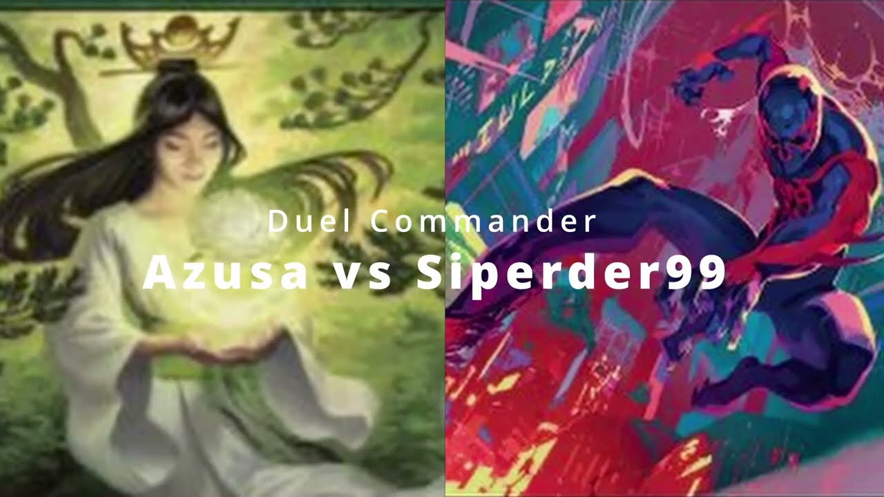 Azusa VS Spiderman 2099 - MTG Duel Commander