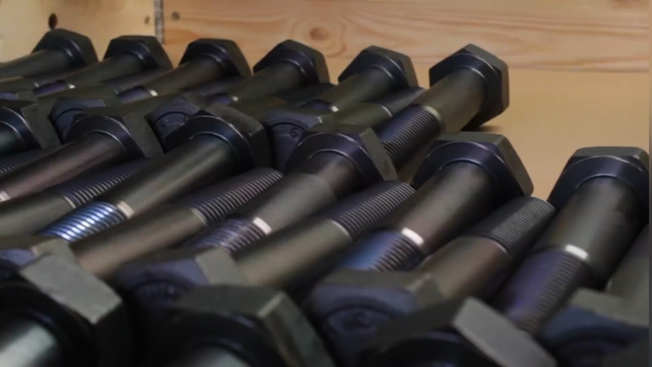 ♻️incrível  processo  de fabricação de parafusos e porcas 🔩
