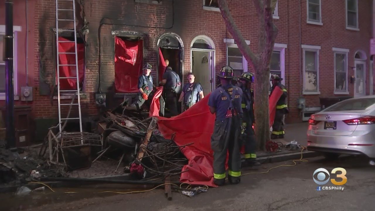 Exclusive Video: Wilmington Rowhome Engulfed In Flames, 2 Killed