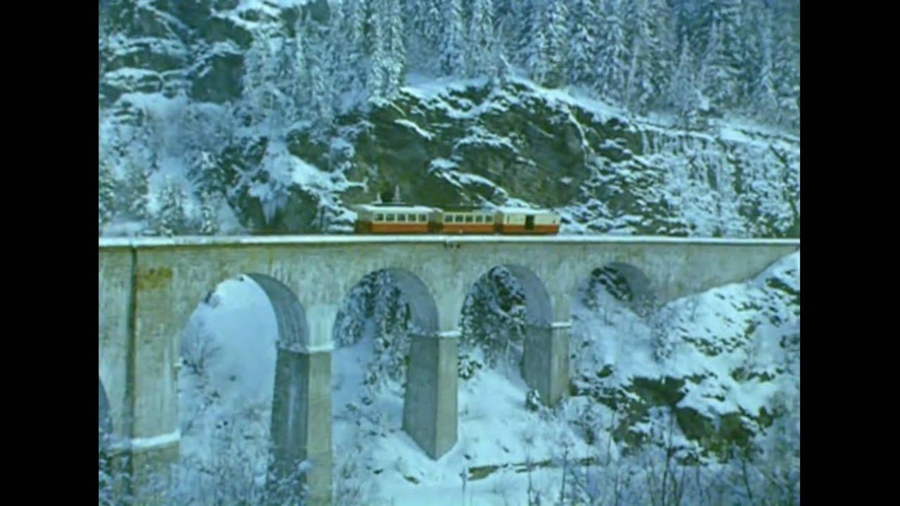 Trains de la région de Chamonix - 1958 - part. 1