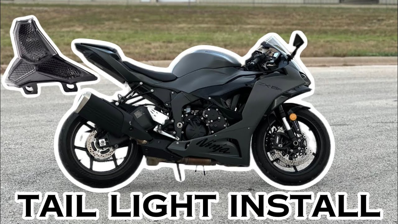 2025 ZX6R Tail Light Install