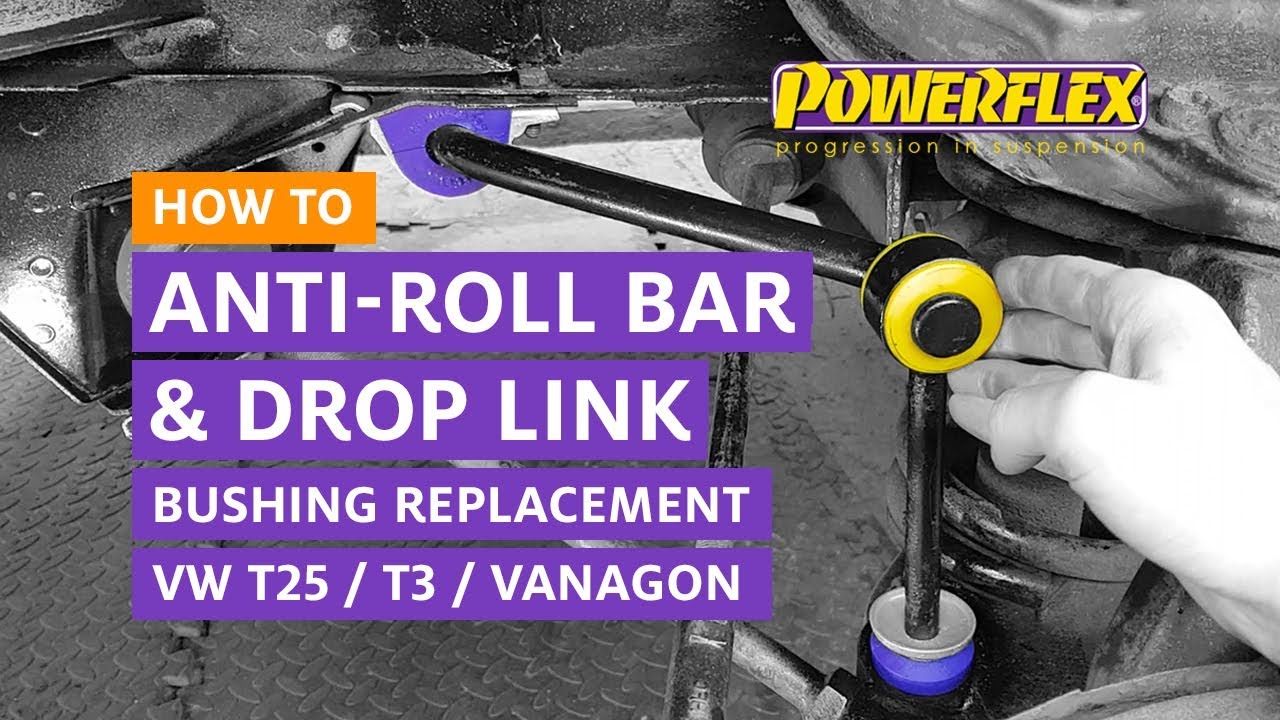VW T3 / T25 / Vanagon - замена сайлентблоков ARB и тяги подвески