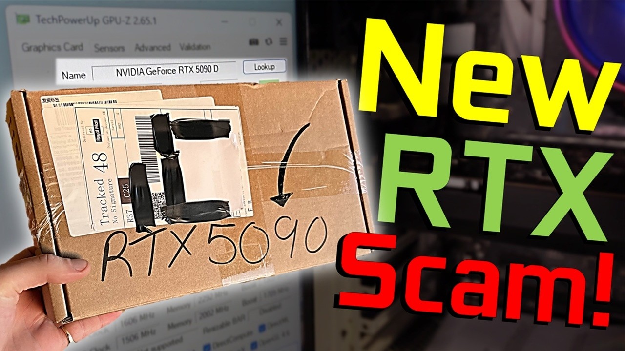 I Bought a $30 RTX 5090 from China!