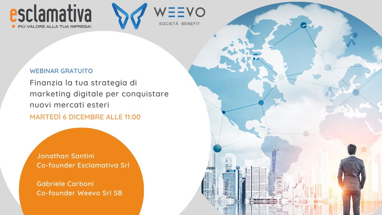 Webinar: Finanzia la tua strategia di marketing digitale per conquistare nuovi mercati