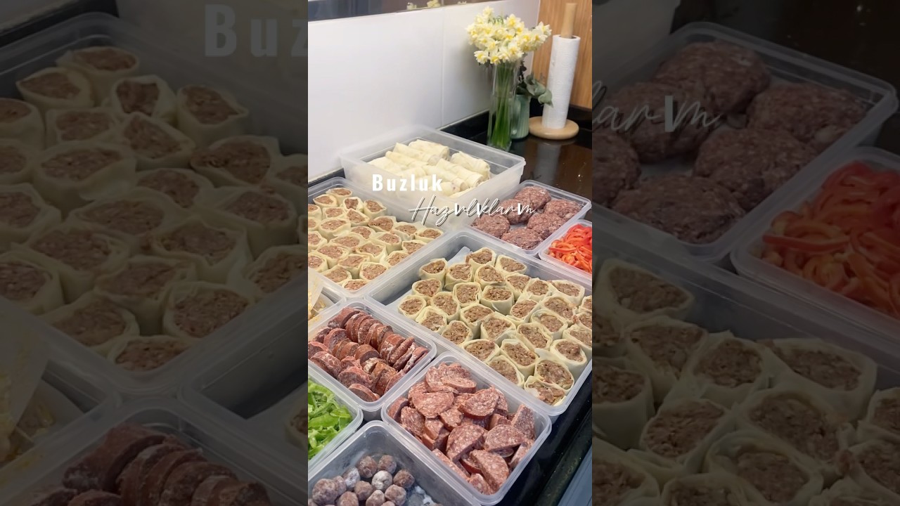 Buzluk hazırlığı sevenler burada mı? #food #fypシ゚ #restock #buzluk #buzluktarifleri #pratiktarifler