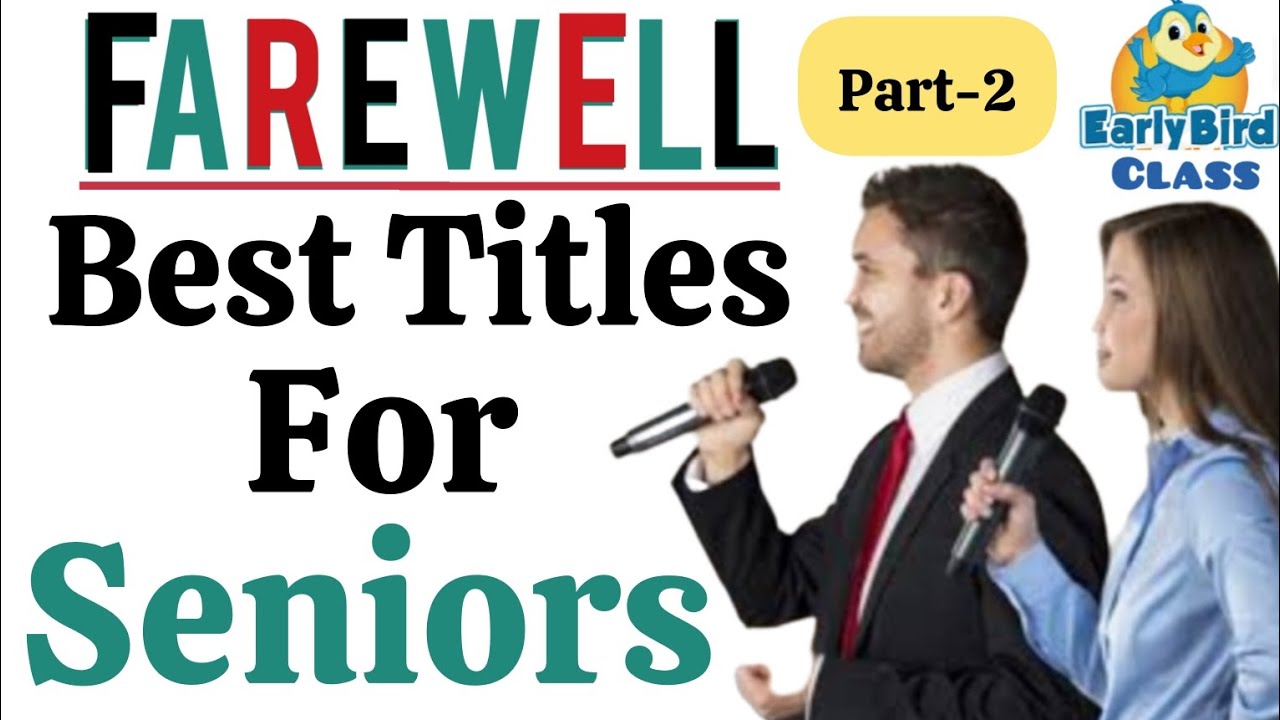 Best Titles for seniors in Hindi/Funny Titles for seniors in hindi/Farewell hindi Titles/Part 2