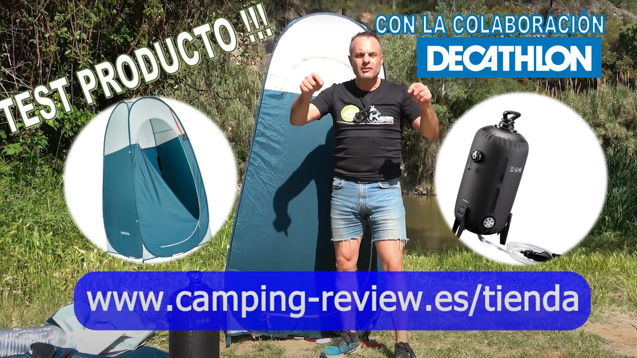 TEST productos Decathlon Camping Ducha Camping Solar Presión Cabina Ducha Camping Quechua 2 Seconds