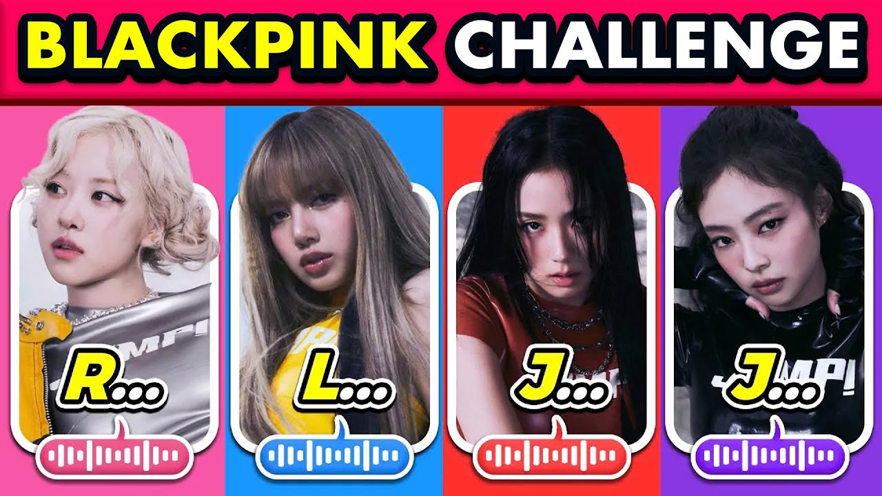 УГАДАЙТЕ ПЕСНИ BLACKPINK: ТЫ ПРАВДА МИГАЕТ? Лиса, Розэ, Дженни, Джису | WittyWhiz