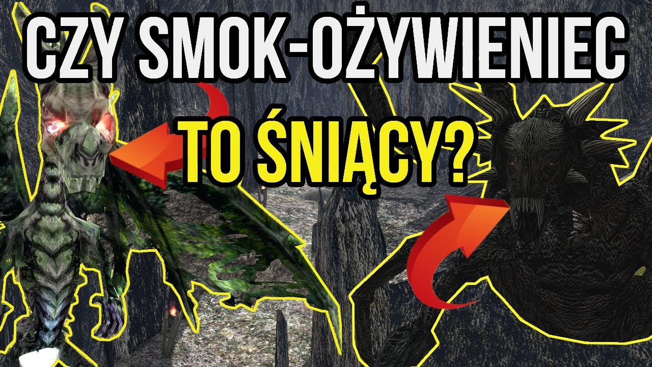 Smok-Ożywieniec a Śniący- Gothic II Noc Kruka