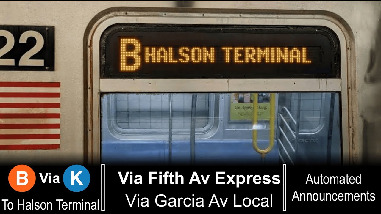 PTA IRL B train to Halson Terminal via K line announcements (REUPLOAD)