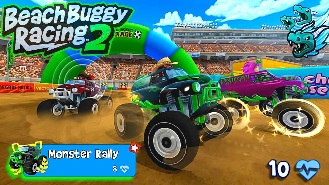 Monster Truck Rally!! | New Car Event | Beach Buggy Racing 2