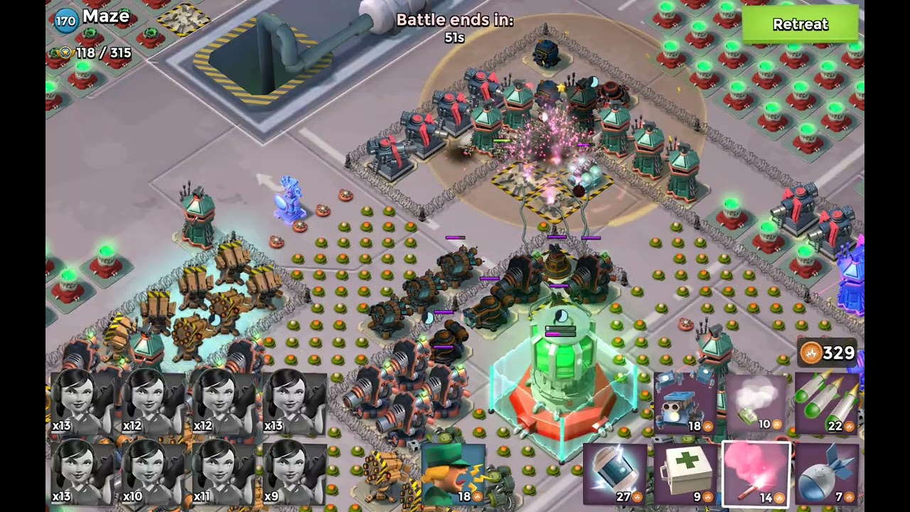 Boom Beach | Duplexity 2160 | Maze in 2 | No Scorchers Used - Top SGs + Core in 1 *LIVE ATTACK*!!!