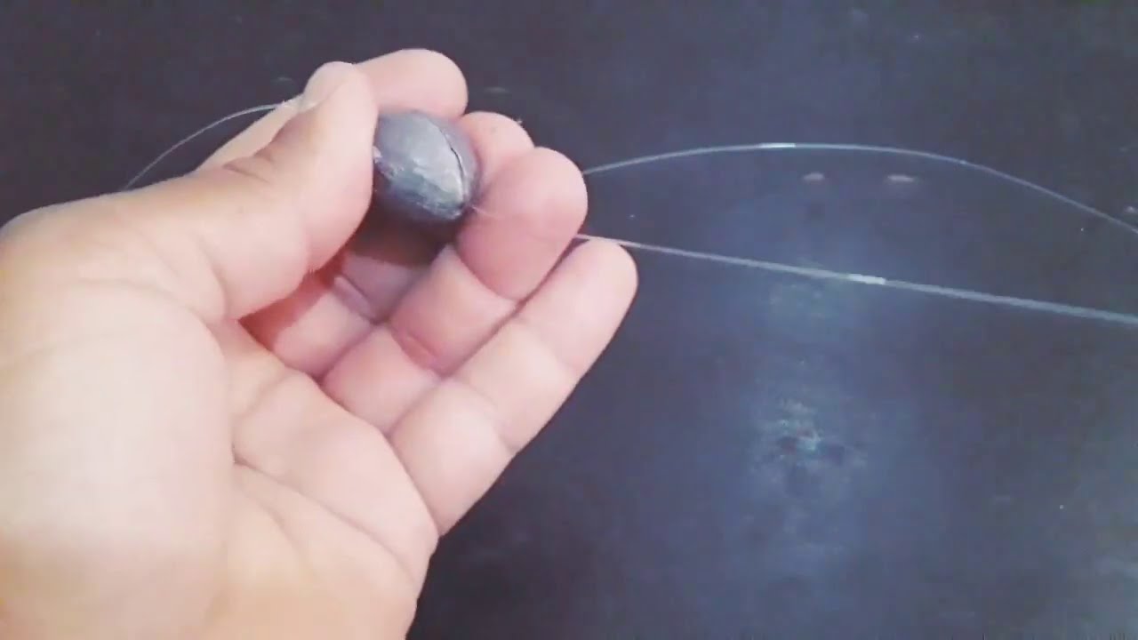 أسهل وأقوى ربطة لرصاص (ثقالة) و ترقيعة  The easiest and strongest fishing knot