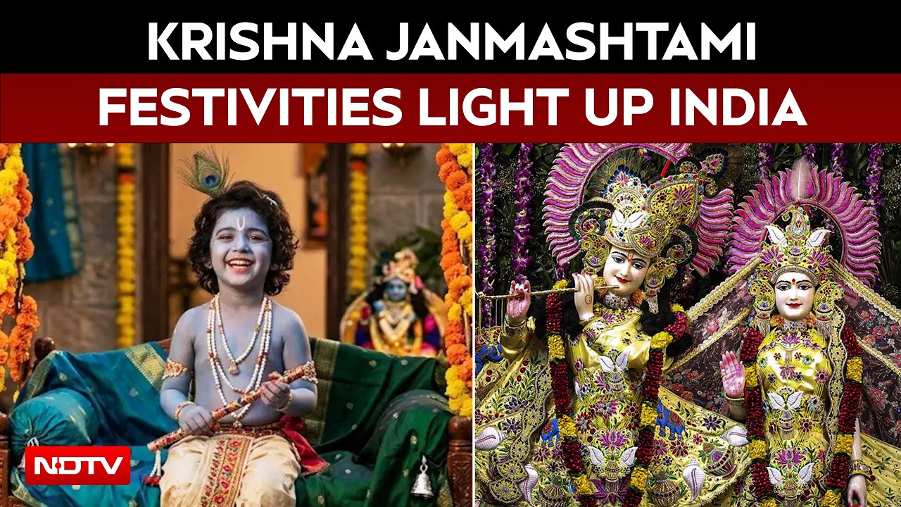 Janmashtami Celebrations Sweep India, Devotees Throng Temples For Mangla Aarti