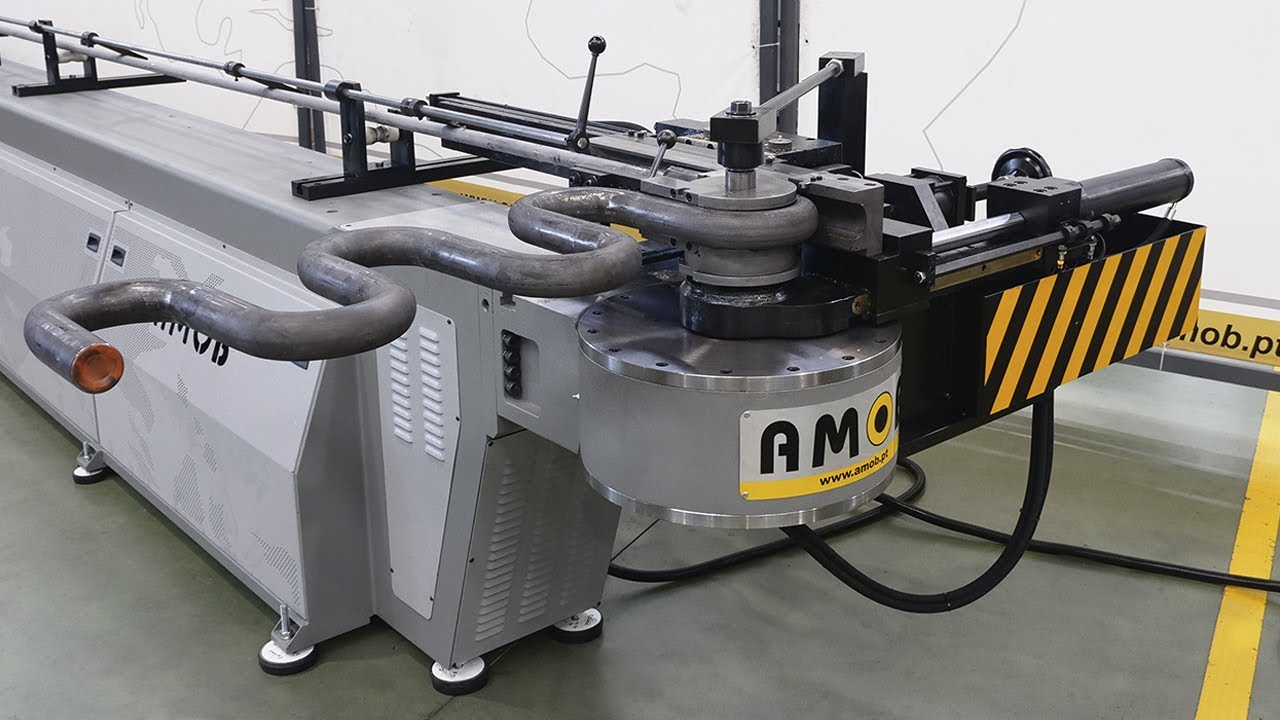 Electric NC Tube Bender - MDH90CN1 - Bending Mild Steel - CLR90