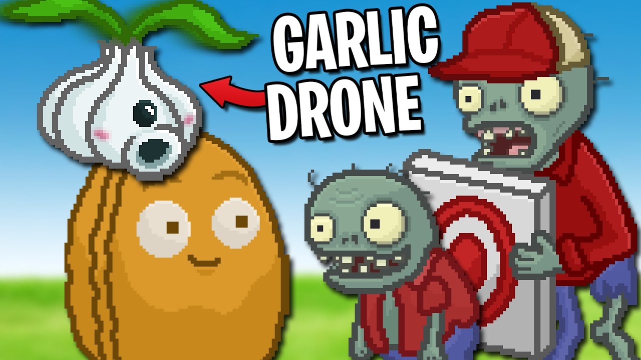 This Plant Goes on TOP of Other Plants! (Plants vs Zombies: Neighborhood Defense #2)